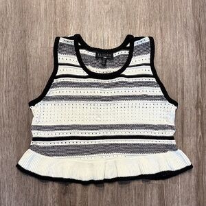 Eloquii Crochet Textured Crop Top